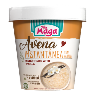 Avena Instantánea Vainilla (Single serve Cups)