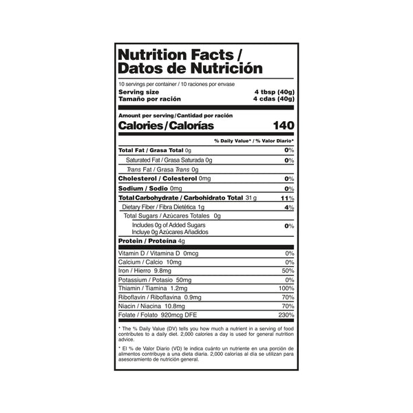 Farina Integral con Canela