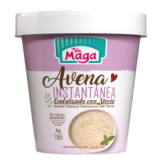 Avena Instantánea con Stevia (Single serve Cups)